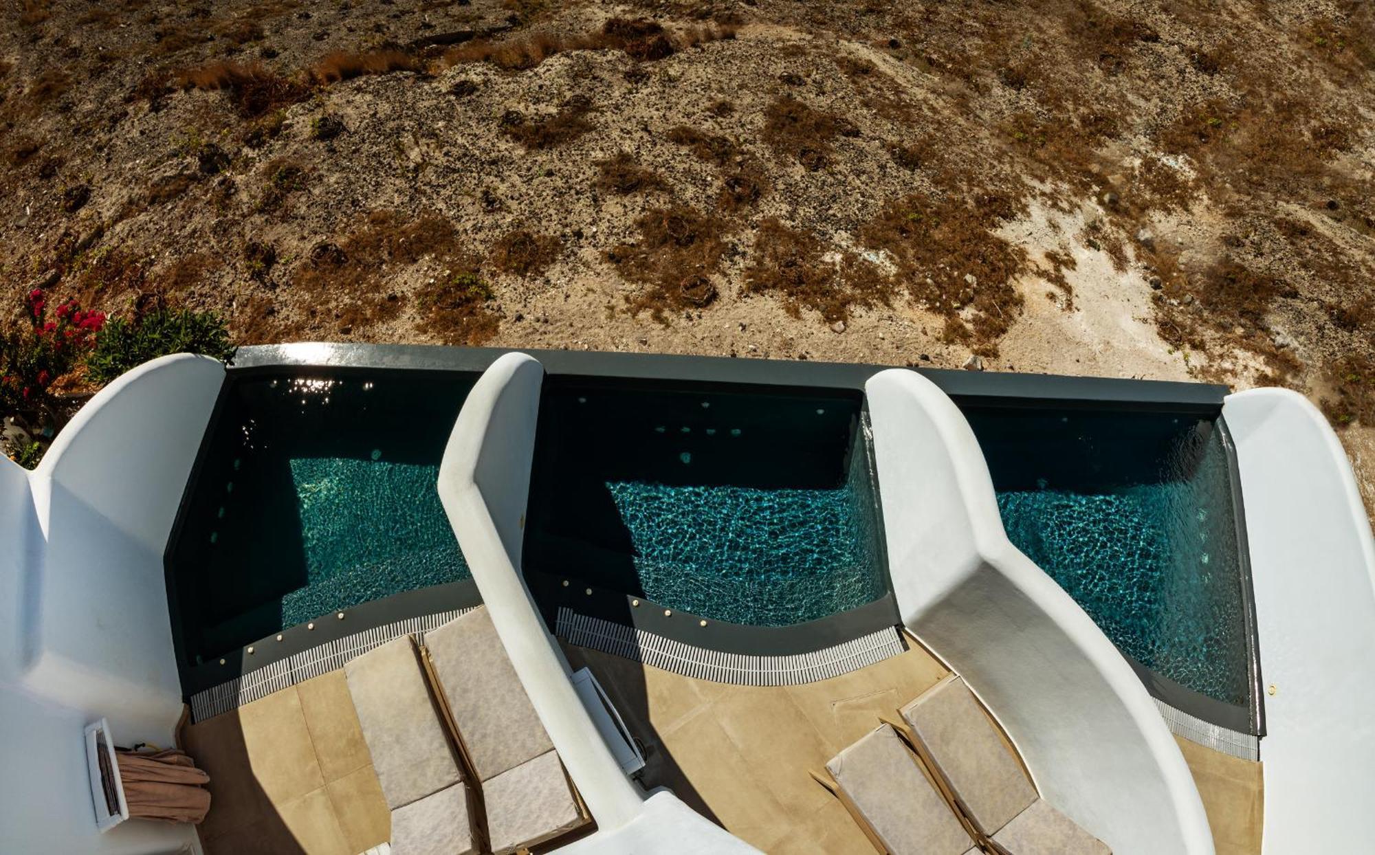 Aegean Blue Suites Pyrgos Kallistis Ngoại thất bức ảnh