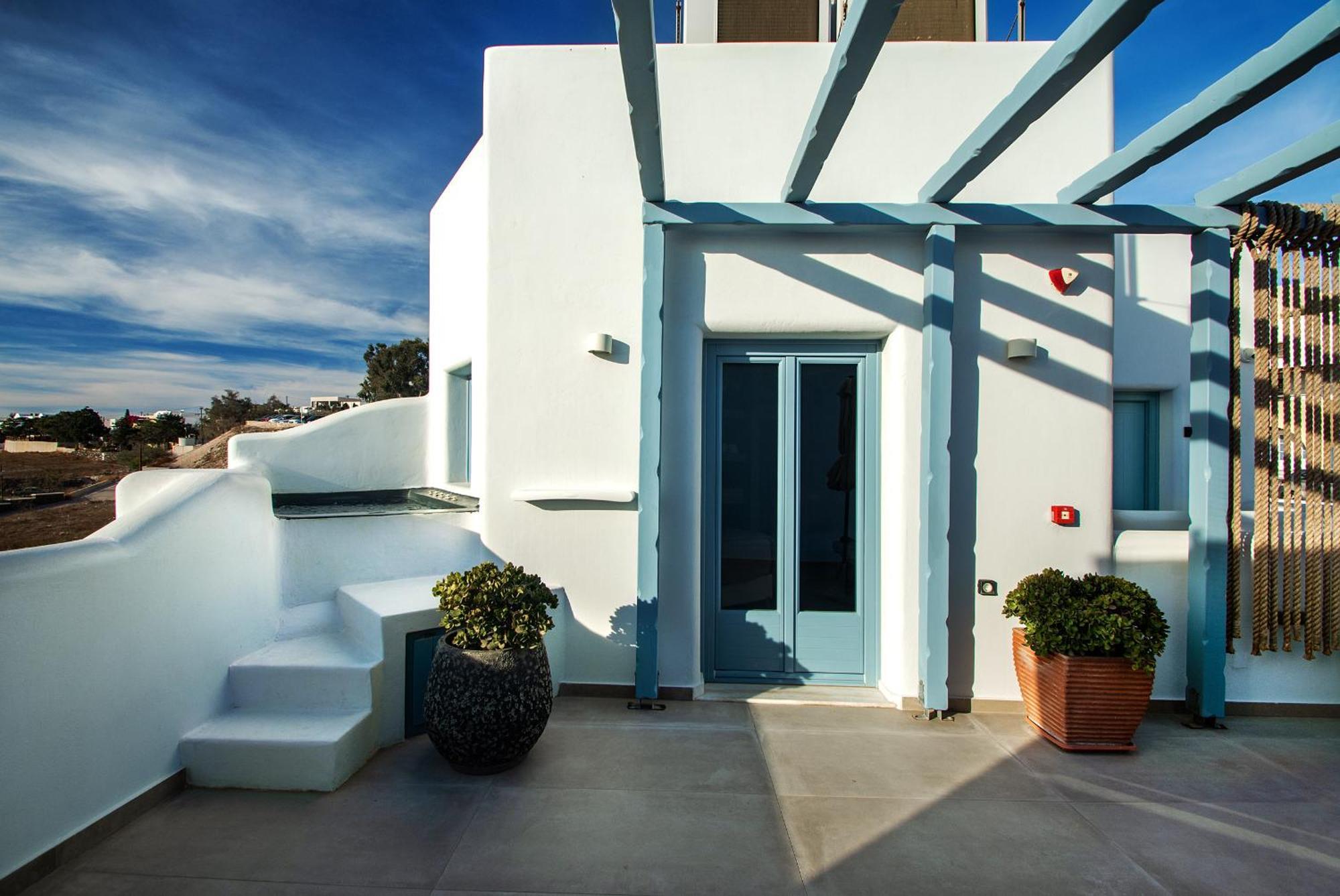 Aegean Blue Suites Pyrgos Kallistis Ngoại thất bức ảnh