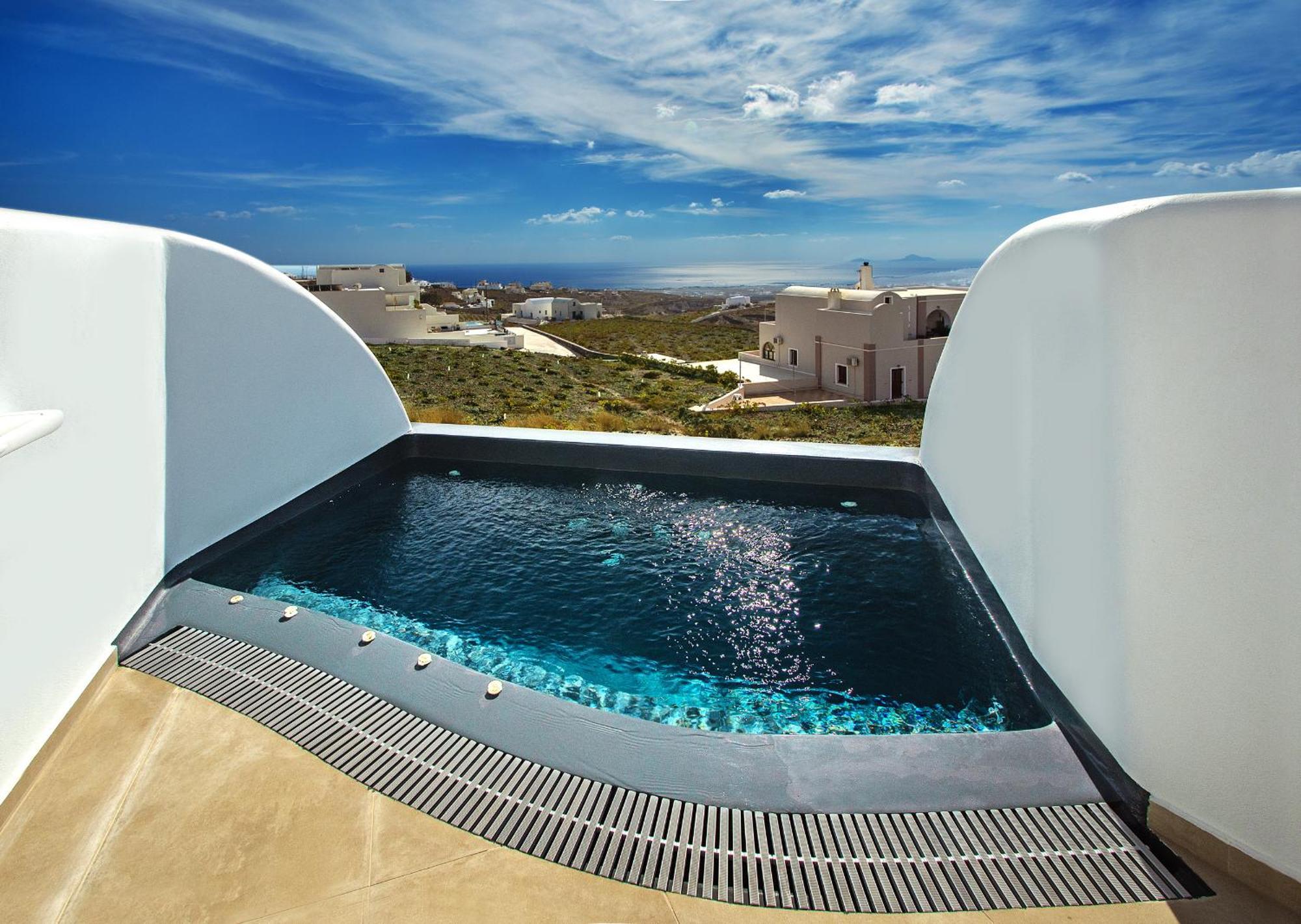 Aegean Blue Suites Pyrgos Kallistis Ngoại thất bức ảnh