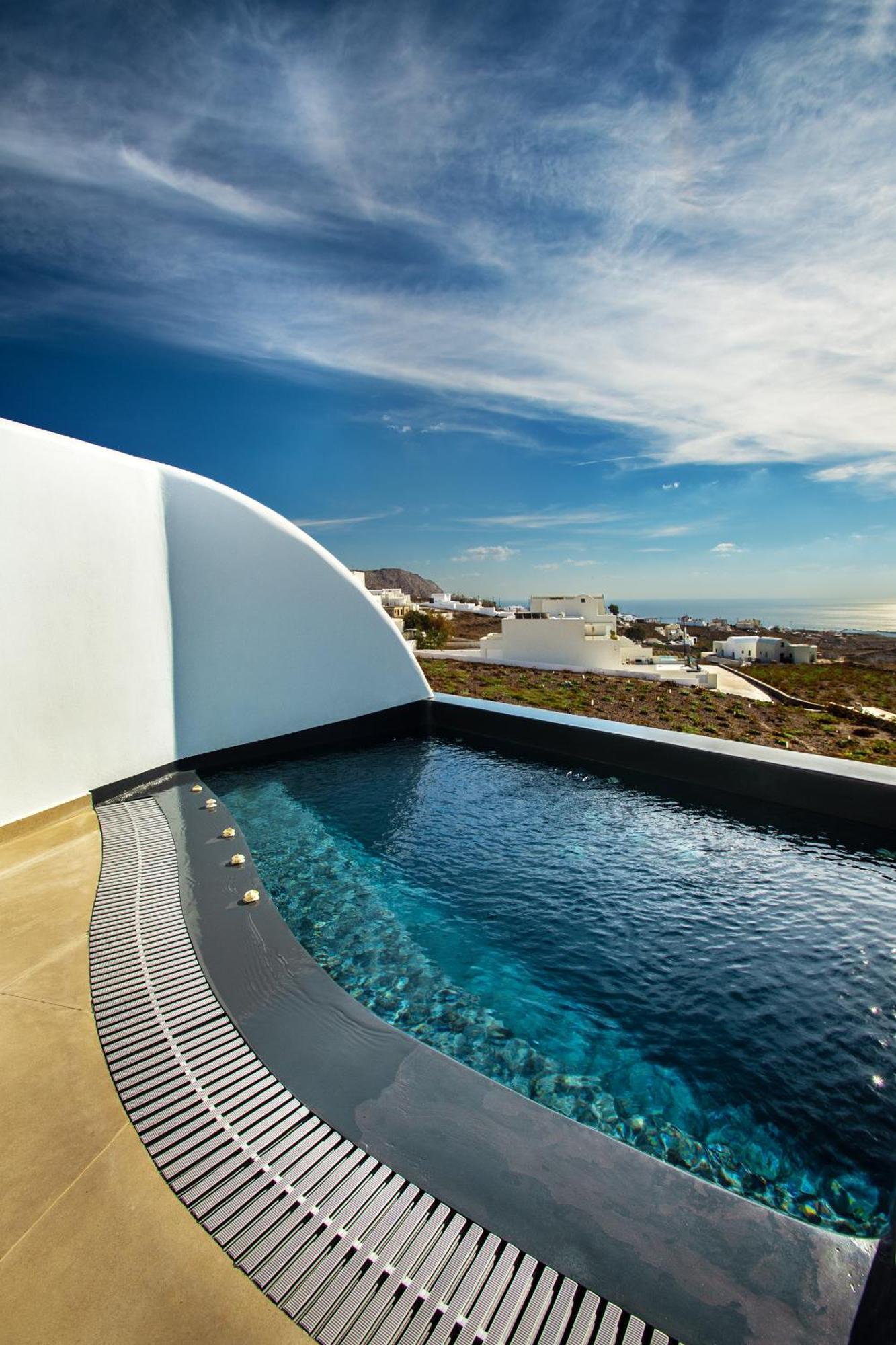 Aegean Blue Suites Pyrgos Kallistis Ngoại thất bức ảnh